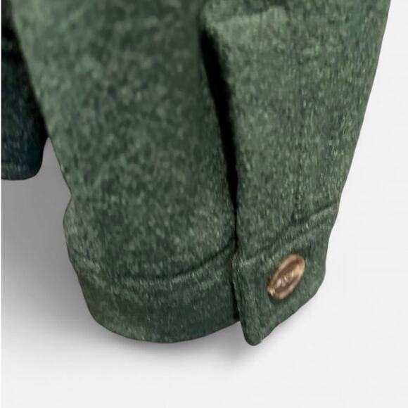 Joie Wool Blend Olive Green Work Coat Effortless Chic Boho Classic Casual - Picture 6 of 9